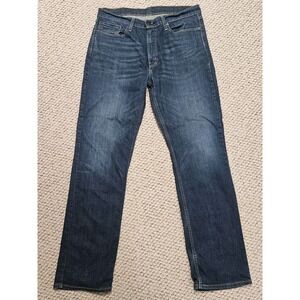 Levi's 541 Mens Jeans sz 36x34 Blue Denim Athletic Straight Dark Wash Mid Rise